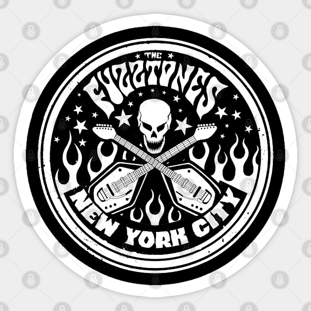 The Fuzztones - New York City Sticker by CosmicAngerDesign